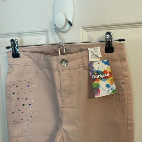 Desigual Jeans With Design Jeggings. Size 24 - Picture 2 of 9
